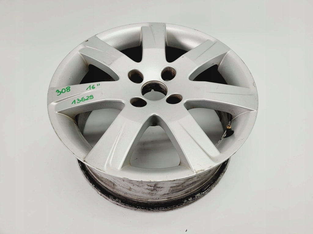 1x Alufelge 16 Zoll 7.0" 4x108 32ET Glanz Silber 9673708077 Peugeot 308 I FEL4847996880cl