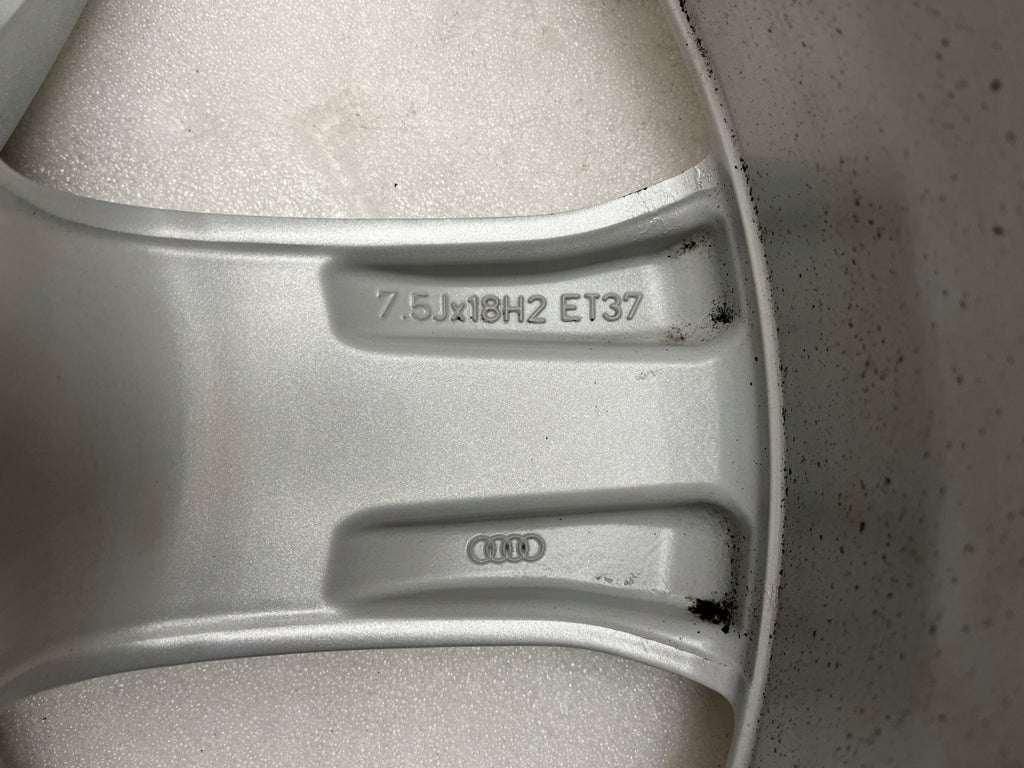 1x Alufelge 18 Zoll 7.5" 5x112 37ET Glanz Silber 4G0601025M Audi A6 Rim Wheel FEL3475493387ph