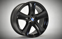 Laden Sie das Bild in den Galerie-Viewer, 4x Alufelge 18 Zoll 8.5" 5x120 46ET Glanz Schwarz 6770200 BMW X5 E70 Rim Wheel FEL1479985036ib