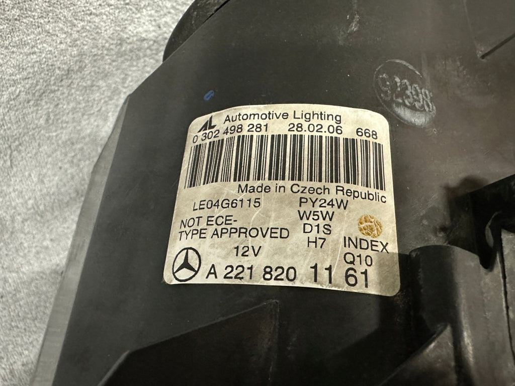 Frontscheinwerfer Mercedes-Benz 2218201161 Xenon Links Scheinwerfer Headlight SCH6421972030rp