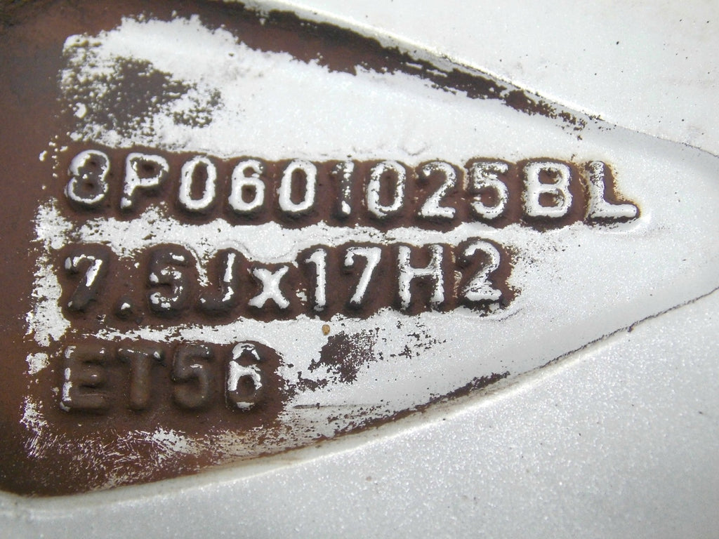 1x Alufelge 17 Zoll 7.5" 5x112 56ET 8P0601025BL Audi A3 Rim Wheel