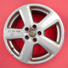 Load image into Gallery viewer, 1x Alufelge 18 Zoll 7.5&quot; 5x112 54ET Glanz Silber 8P0601025S Audi A3 Rim Wheel