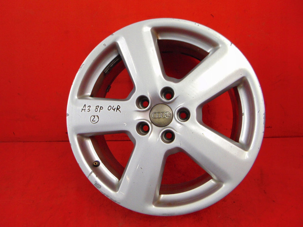 1x Alufelge 18 Zoll 7.5" 5x112 54ET Glanz Silber 8P0601025S Audi A3 Rim Wheel