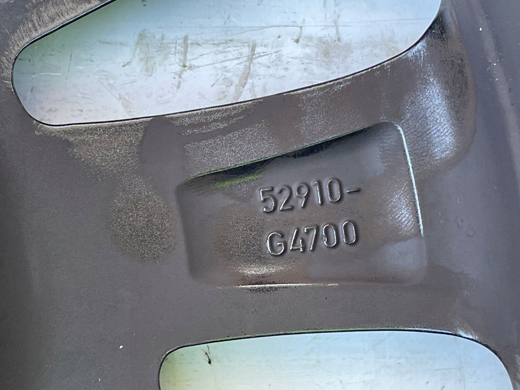 1x Alufelge 17 Zoll 7.0" 5x114.3 53ET Glanz Graphit 52910-G4700 Hyundai I30