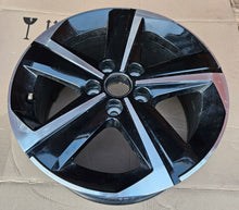 Load image into Gallery viewer, 1x Alufelge 17 Zoll 7.0" 5x108 44ET Glanz Schwarz 9843281480 Opel Astra L FEL4191140391qx