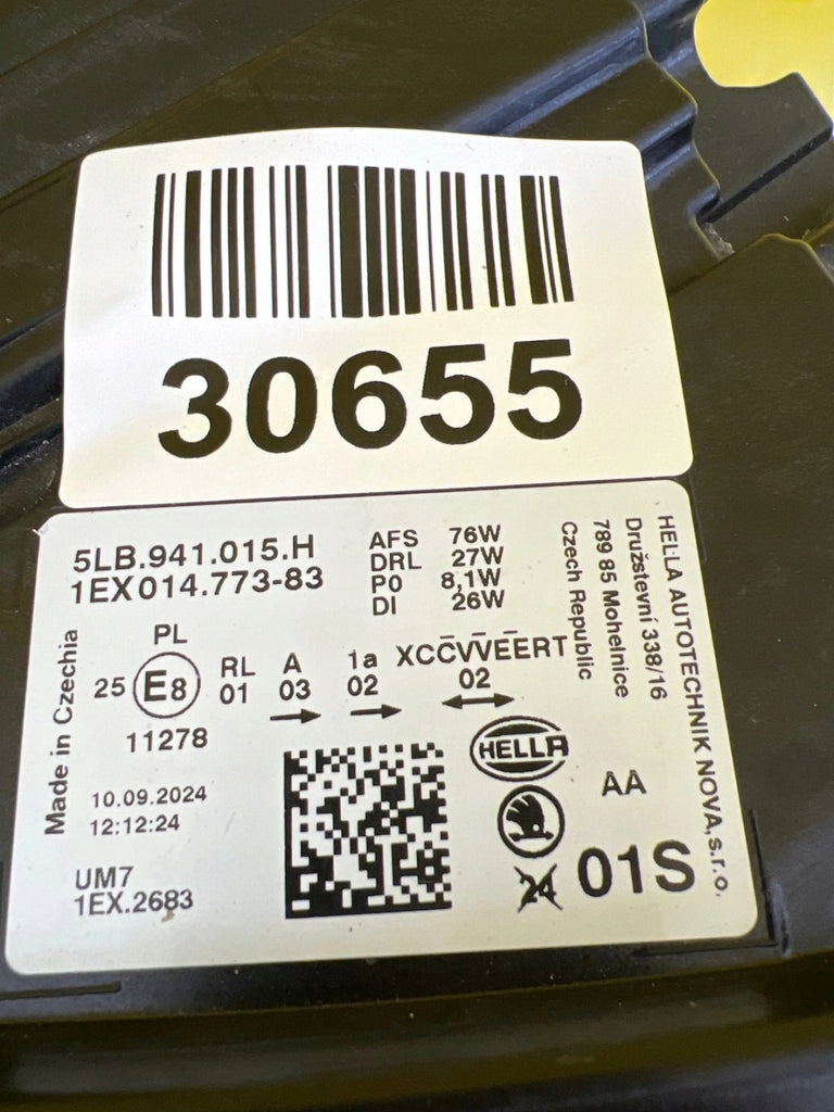 Frontscheinwerfer Skoda Enyaq 5LB941015H LED Links Scheinwerfer Headlight SCH4959430530jd