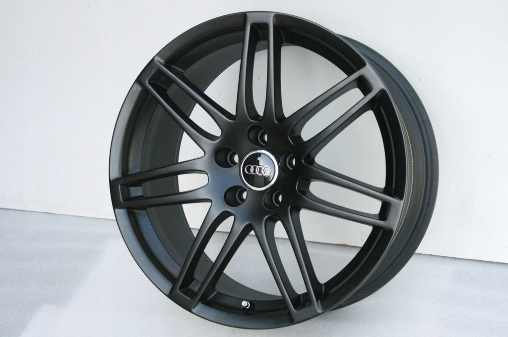 4x Alufelge 19 Zoll 8.5" 5x112 43ET Matt Schwarz 8K0601025AA Audi A6 Allroad
