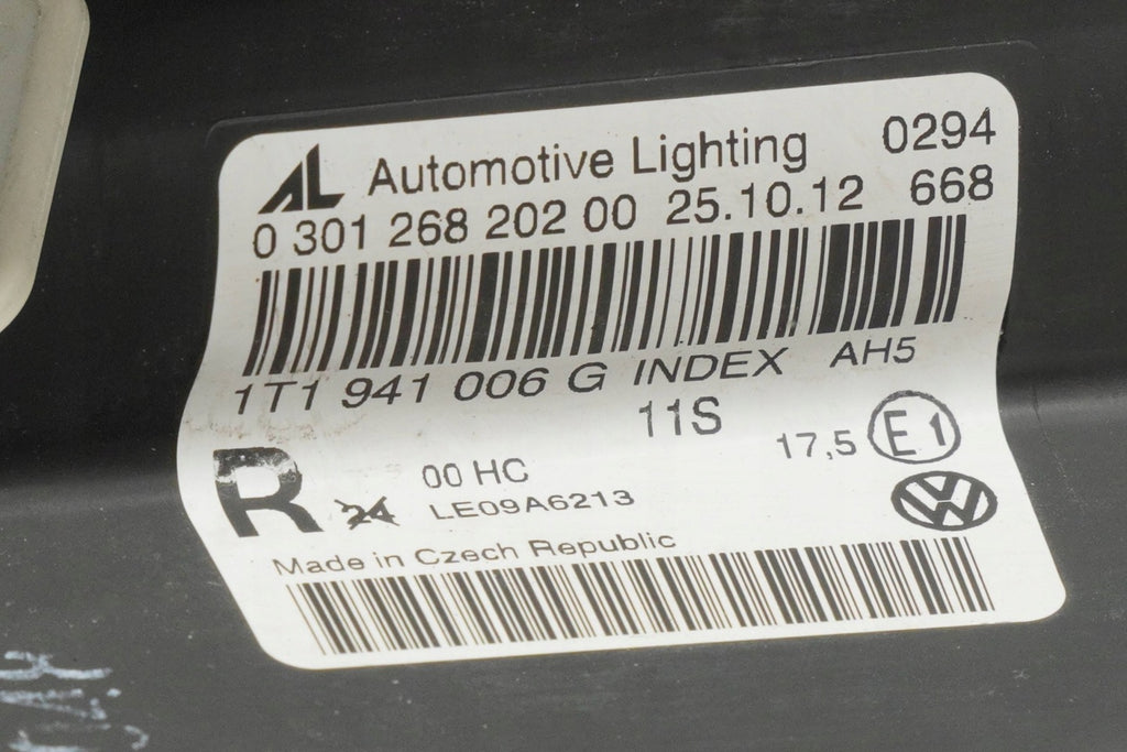 Frontscheinwerfer VW Touran 1T1941006G 030126820200 Rechts Headlight SCH3516613233da