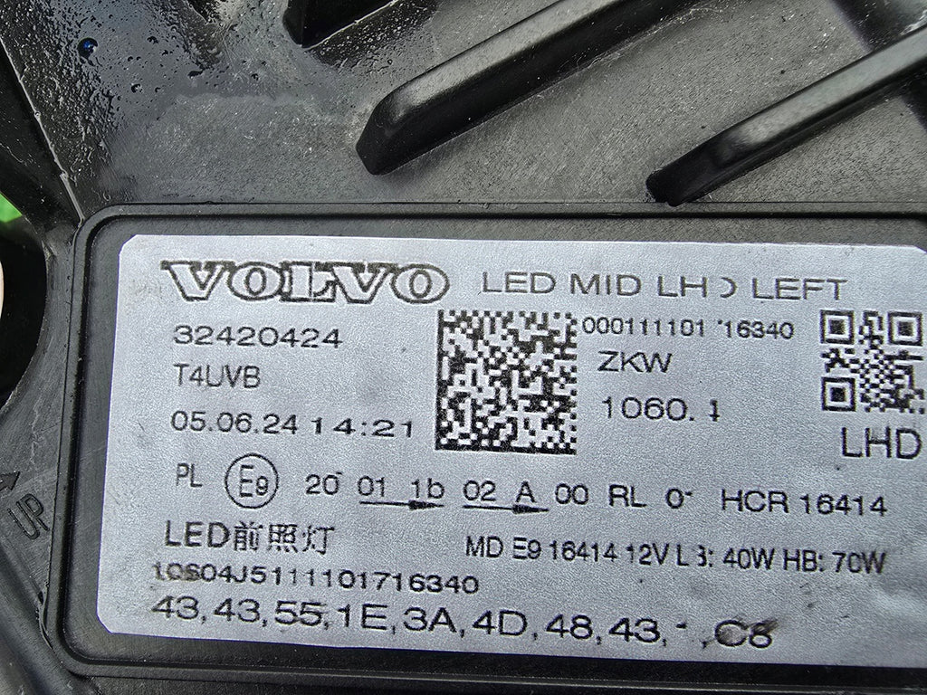 Frontscheinwerfer Volvo Xc60 32420424 Full LED Links Scheinwerfer Headlight SCH3448015230ji