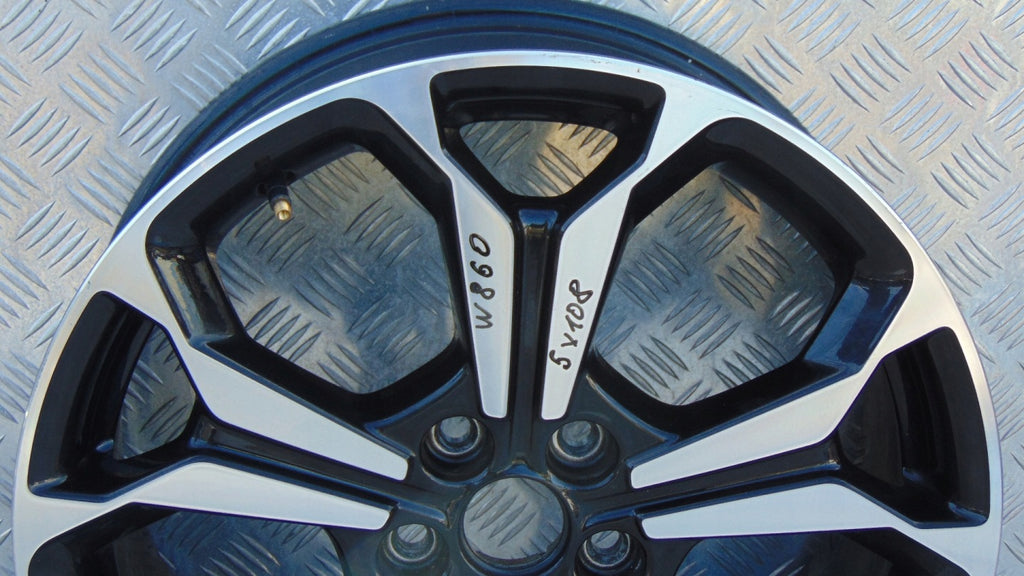 1x Alufelge 18 Zoll 7.0" 5x108 47ET Glanz Schwarz JX7J-1007-E1A Ford Focus FEL7827772060tz