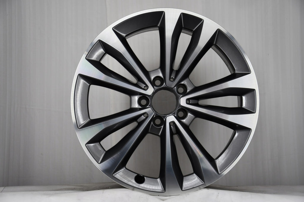 1x Alufelge 18 Zoll 7.5" 5x112 52ET Glanz A4474015300 Mercedes-Benz Mg Rim Wheel FEL3449737786xu