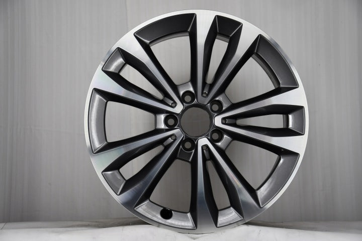 1x Alufelge 18 Zoll 7.5" 5x112 52ET Glanz A4474015300 Mercedes-Benz Mg Rim Wheel FEL3449737786xu