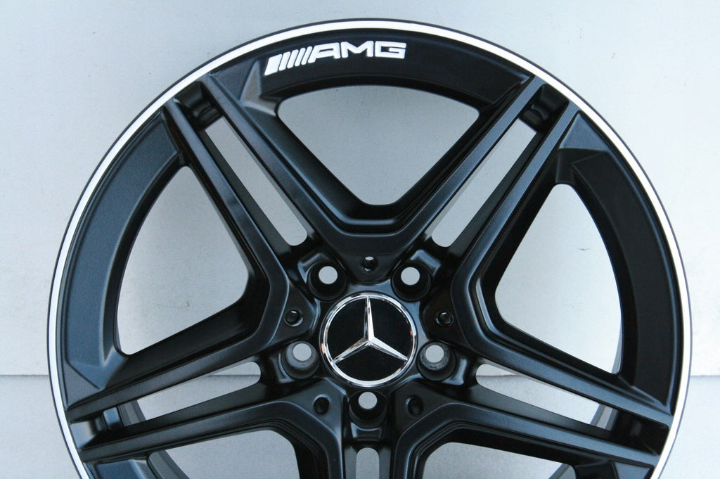 4x Alufelge 18 Zoll 7.5" 5x112 44ET Matt Schwarz A2054019500 Mercedes-Benz Amg FEL7870386882tp