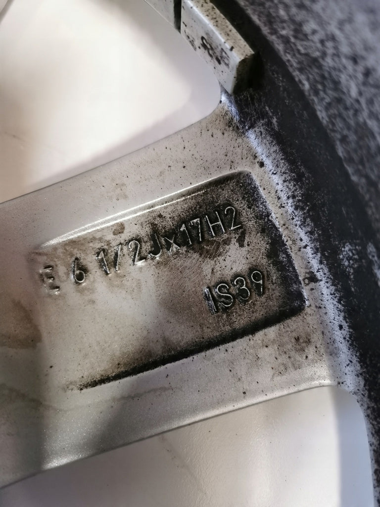 1x Alufelge 17 Zoll 6.5" 5x112 39ET Glanz Silber 6856041 Mini Countryman F60