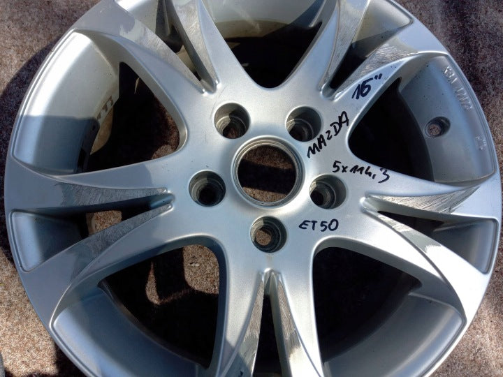 1x Alufelge 16 Zoll 5x114.3 KBA47173 Mazda Rim Wheel FEL4987195887dp