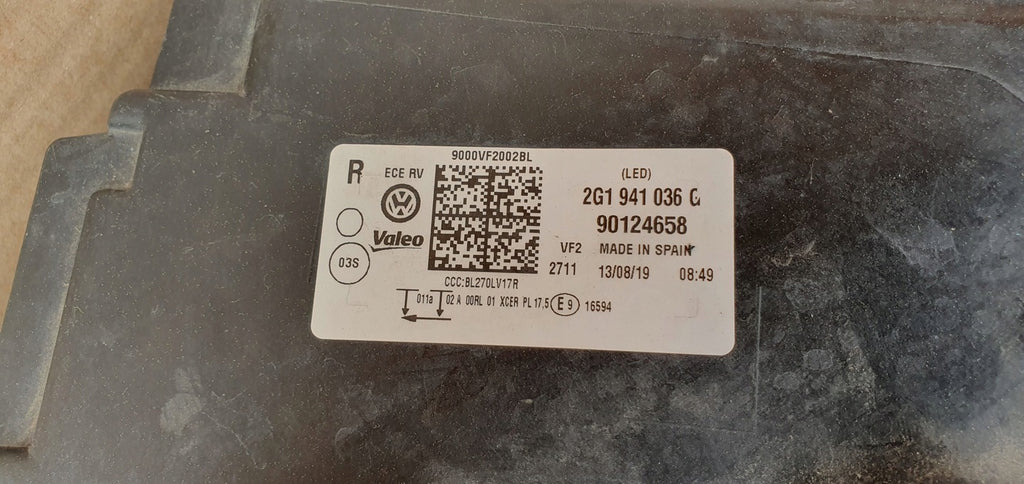 Frontscheinwerfer VW Polo 2G1941036G Rechts Scheinwerfer Headlight