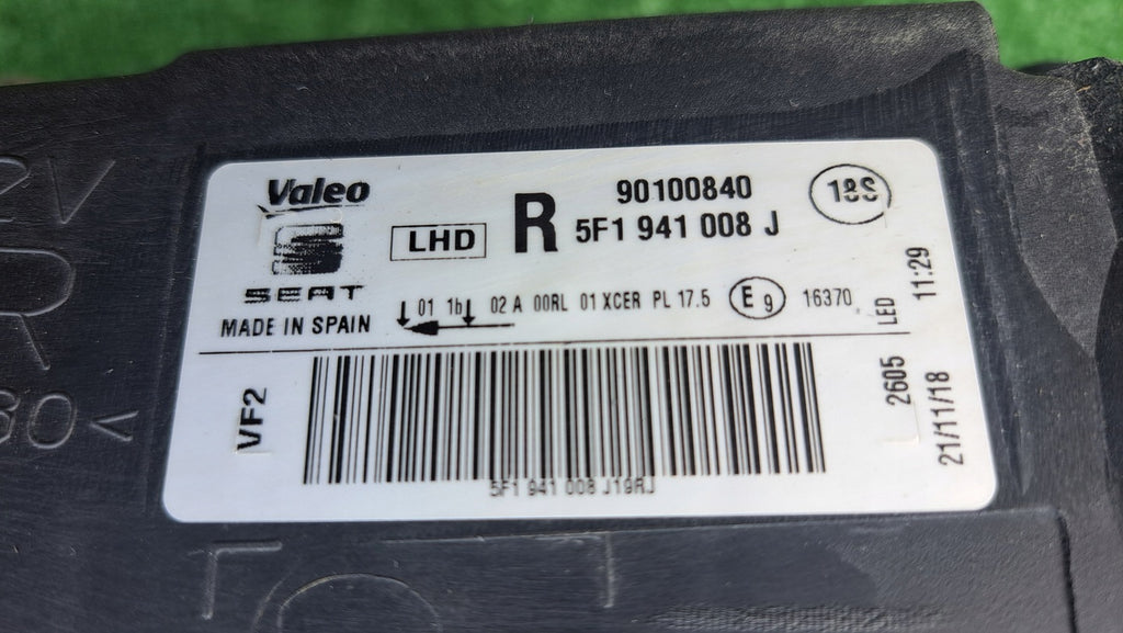 Frontscheinwerfer Seat Leon 5f1 5F1941008J LED Rechts Scheinwerfer Headlight