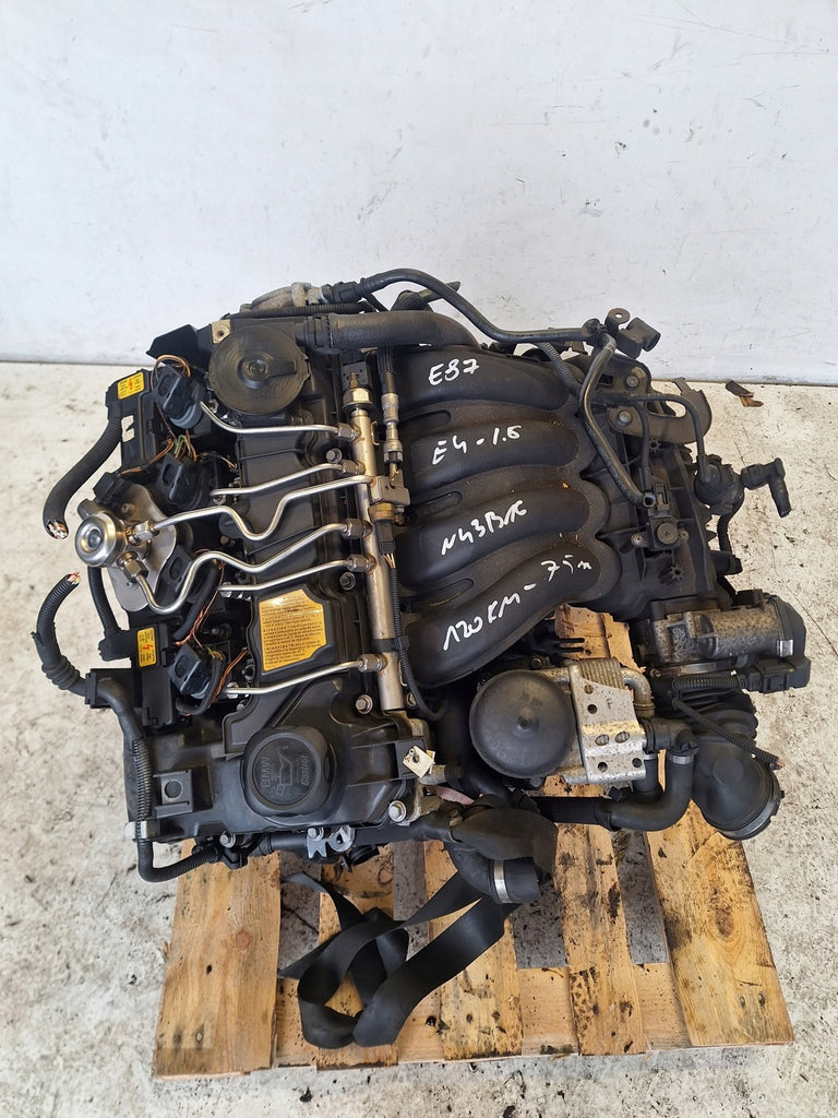 Motor BMW E60 E90 E87 N43B16 1.6 120PS 125TKm Benzin Engine Unkomplett