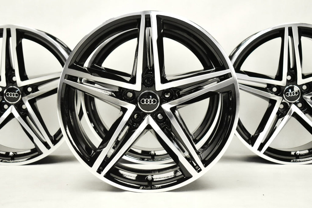 4x Alufelge 18 Zoll 8.5" 5x112 29ET Glanz Silber 8W0601025 Audi Rim Wheel FEL3682059682wl