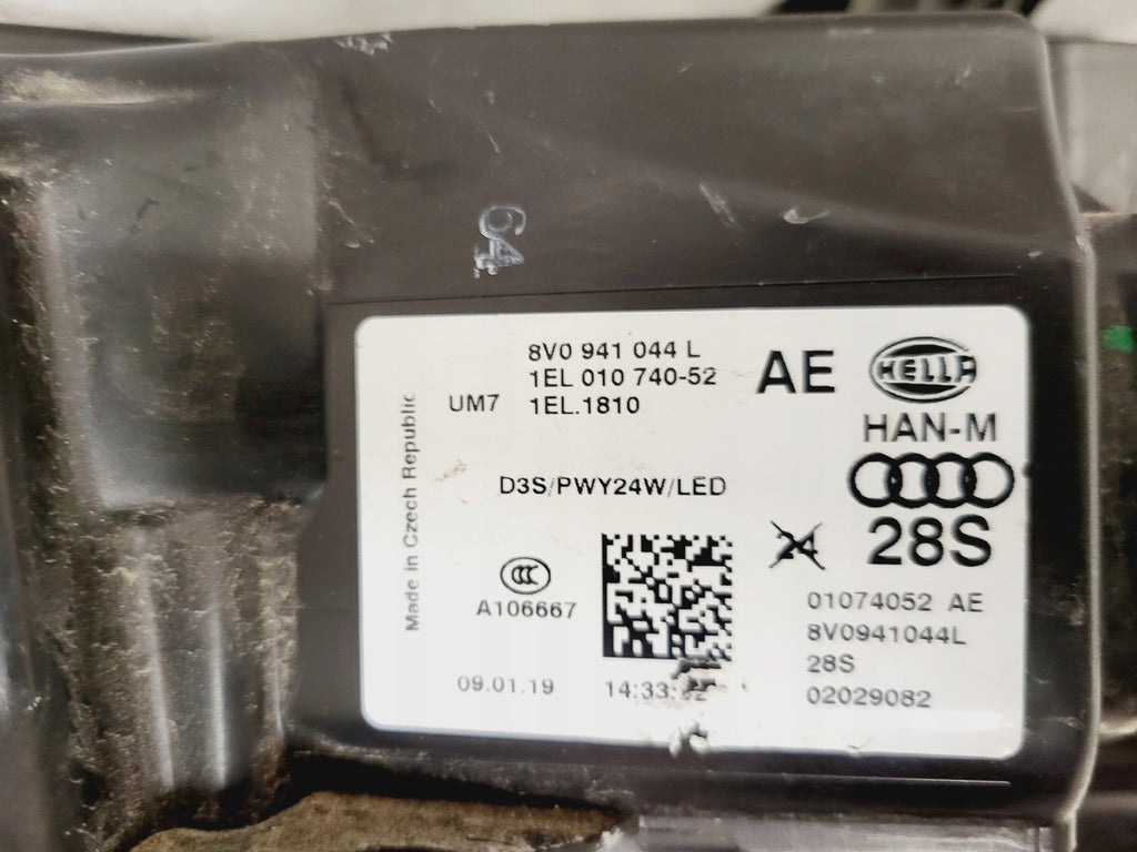Frontscheinwerfer Audi A3 8V0941044L Rechts Scheinwerfer Headlight SCH4073106577tk