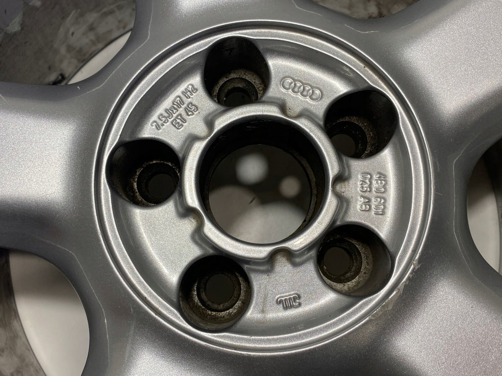 1x Alufelge 17 Zoll 7.5" 5x112 45ET Glanz Silber 4B0601025 Audi A6 Rim Wheel FEL7635242980mw