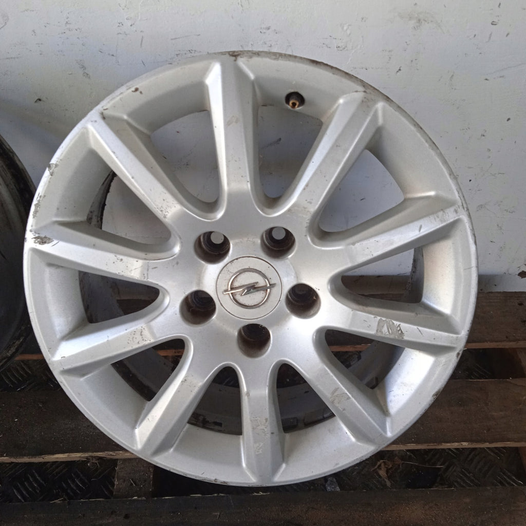 4x Alufelge 16 Zoll 6.5" 5x110 Glanz Silber Opel Astra H Rim Wheel FEL3277396797sy