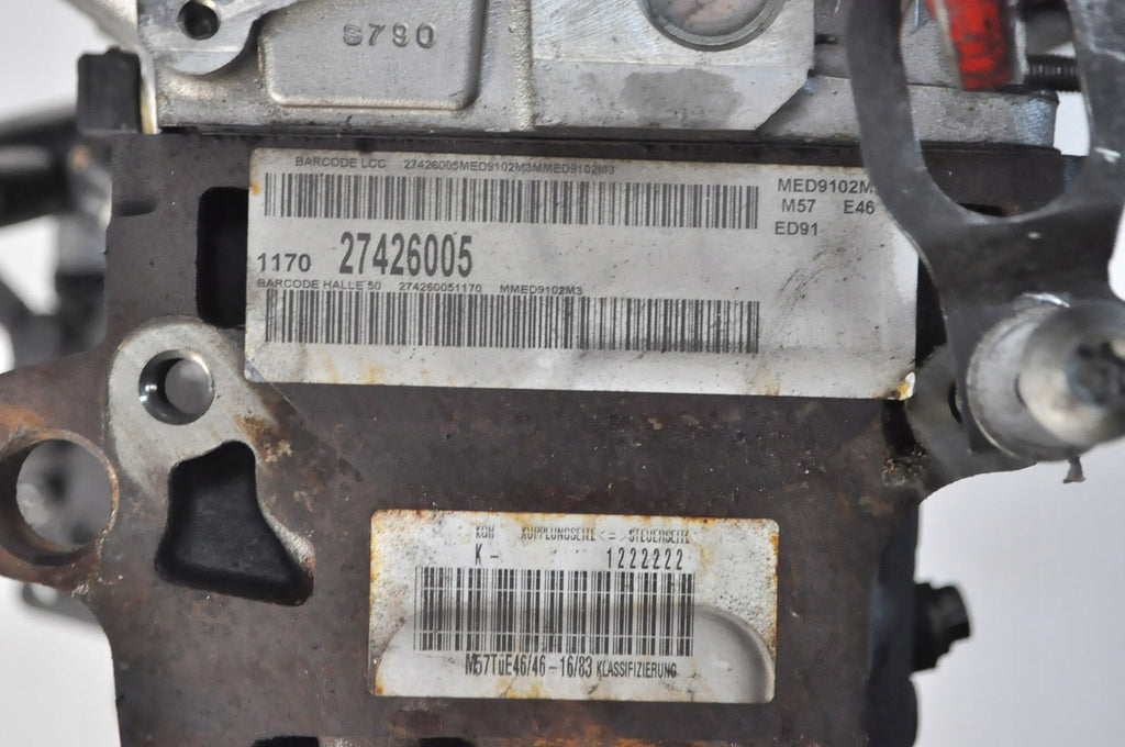 Motor BMW E46 M57D30 3.0 204PS 150kW 270TKm 2005 Diesel Engine Unkomplett