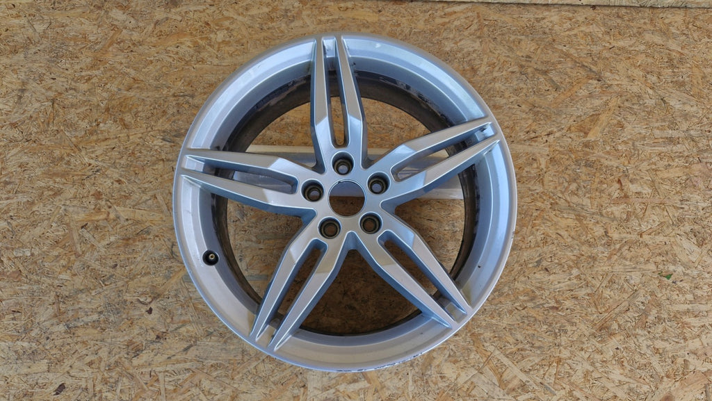 1x Alufelge 19 Zoll 8.5" 5x112 32ET Glanz Silber 8W0601025AM Audi A4 Rim Wheel FEL3437585571tg