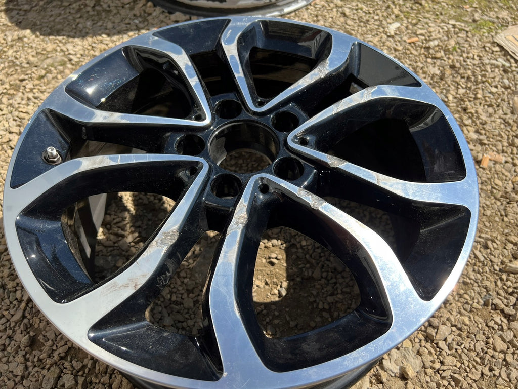 1x Alufelge 17 Zoll 7.0" 5x112 48 5ET Glanz Schwarz A2054010200 Mercedes-Benz