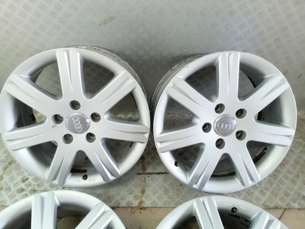4x Alufelge 18 Zoll 7.5" 5x130 53ET Silber 4L0071498666 Audi Q7 Rim Wheel FEL7415699657ws