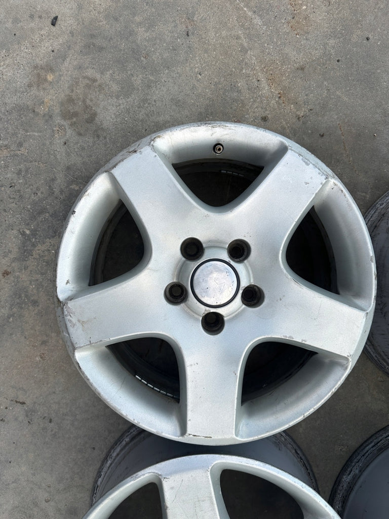 4x Alufelge 17 Zoll 7.5" 5x120 55ET Glanz Silber 7L6601025E VW Touareg Rim Wheel FEL1402595151vn