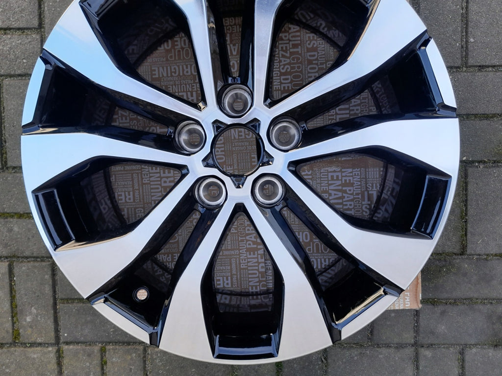 1x Alufelge 17 Zoll 7.0" 5x114.3 43ET Glanz Schwarz 403000483R Renault Rim Wheel FEL1532091511wr