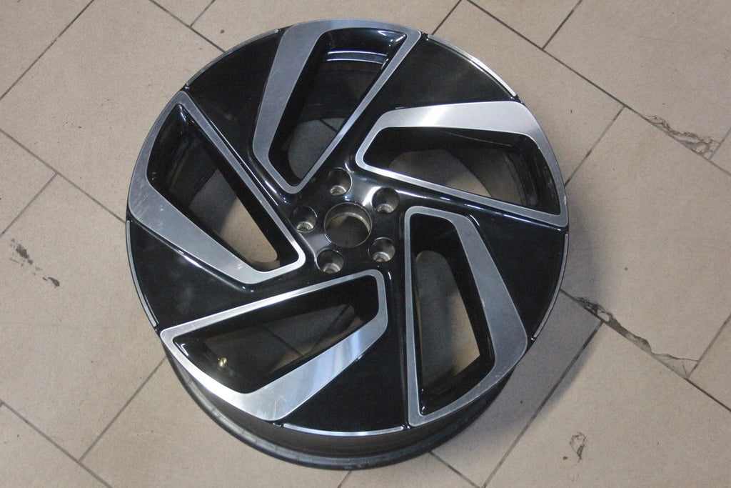 1x Alufelge 20 Zoll 9.5" 5x112 47ET Glanz Schwarz 14B601025F VW I Rim Wheel FEL3605954236ri