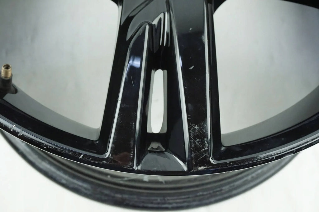 1x Alufelge 18 Zoll 7.5" 5x108 50,5ET Glanz Schwarz 31445812 Volvo Xc40