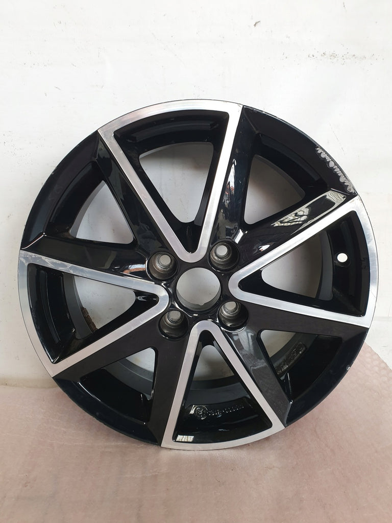 1x Alufelge 15 Zoll 5.0" 4x100 40ET Glanz 43210-60PS0-0SP Suzuki Swift Rim Wheel
