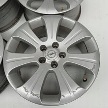 Laden Sie das Bild in den Galerie-Viewer, 4x Alufelge 17 Zoll 7.0" 5x110 39ET Glanz Silber Opel Zafira Meriva Rim Wheel FEL4511736960rs