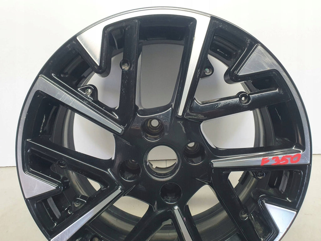 1x Alufelge 17 Zoll 7.0" 4x108 32ET Glanz Schwarz 9833892680 Opel Corsa F FEL5388145638vv