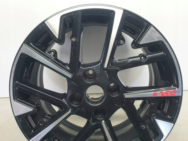 1x Alufelge 17 Zoll 7.0" 4x108 32ET Glanz Schwarz 9833892680 Opel Corsa F FEL5388145638vv