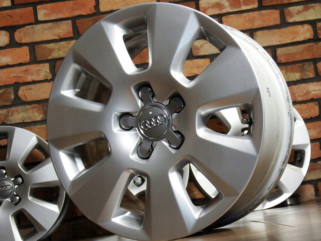 4x Alufelge 16 Zoll 7.5" 5x112 37ET Glanz Silber Audi A6 C7 Rim Wheel FEL7938190671sz