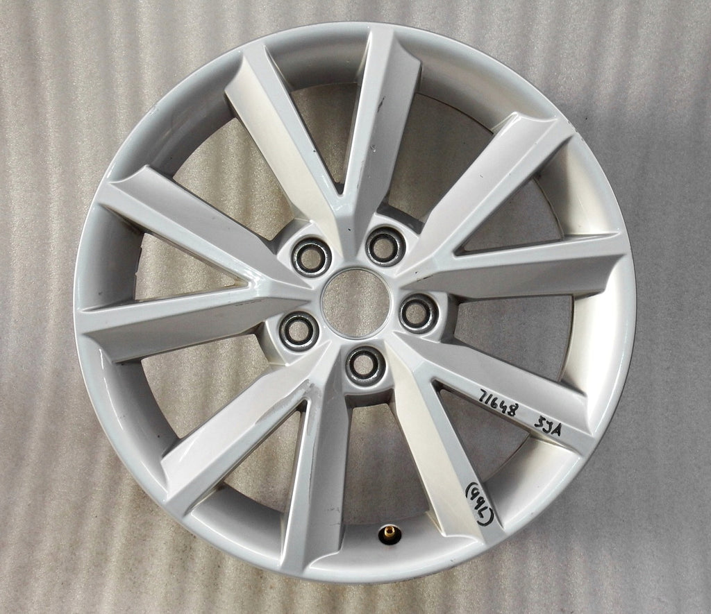 1x Alufelge 16 Zoll 7.0" 5x100 46ET Glanz Silber 5JA601025 Skoda Rapid Rim Wheel