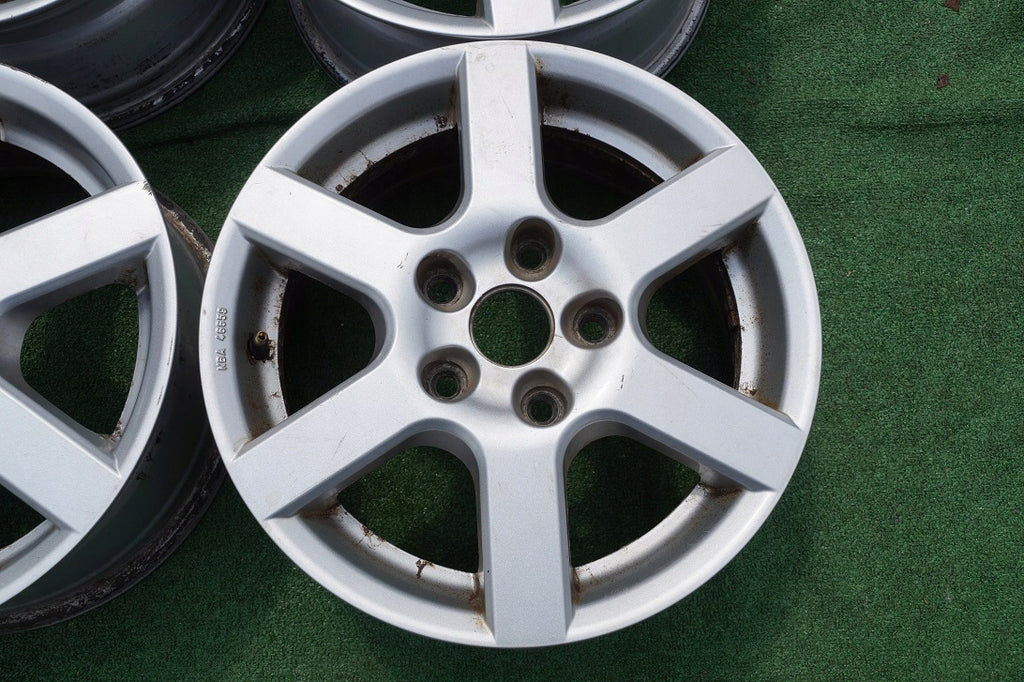 4x Alufelge 15 Zoll 6.5" 5x114.3 50ET Glanz Silber Honda I Z Rim Wheel FEL2363476564ye