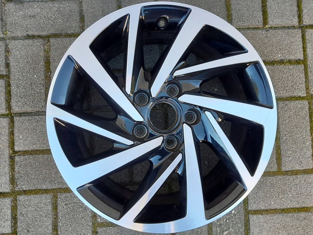 1x Alufelge 16 Zoll 6.5" 5x112 46ET Glanz Silber 5G0601025DM VW Rim Wheel FEL9983395148hs