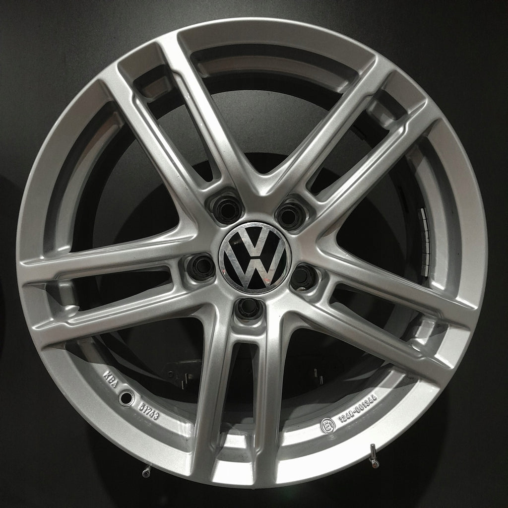 4x Alufelge 17 Zoll 7.0" 5x112 48 5ET Glanz Silber KBA51743 Rim Wheel FEL1649914370ds