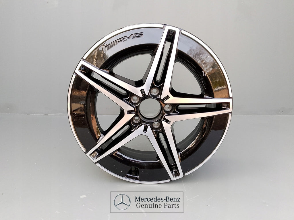 1x Alufelge 19 Zoll 7.5" 5x112 53 5ET A2434011700 Mercedes-Benz Eqb X243 FEL6623423333pv