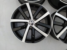 Laden Sie das Bild in den Galerie-Viewer, 4x Alufelge 18 Zoll 7.5&quot; 5x112 51ET Glanz Silber 5K0601025L VW Golf VII Touran