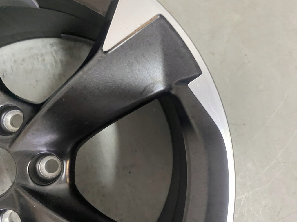 1x Alufelge 18 Zoll 7.5" 5x112 46ET Glanz Schwarz 5FA601025 Seat Leon Rim Wheel