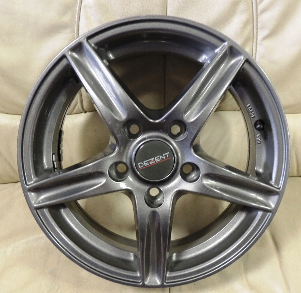 4x Alufelge 15 Zoll 6.0" 5x112 35ET Glanz Graphit KBA46994 Rim Wheel FEL6299163405gt