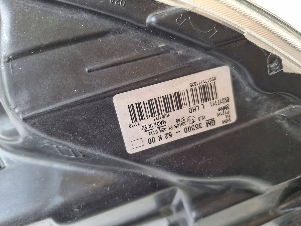 Frontscheinwerfer Opel Agila B 3530052K00 Ein Stück (Rechts oder Links)