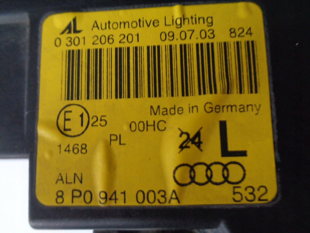 Frontscheinwerfer Audi A3 8P0941003A Links Scheinwerfer Headlight