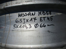 Laden Sie das Bild in den Galerie-Viewer, 4x Alufelge 17 Zoll 6.5" 5x114.3 Nissan Rim Wheel FEL5844431501bq